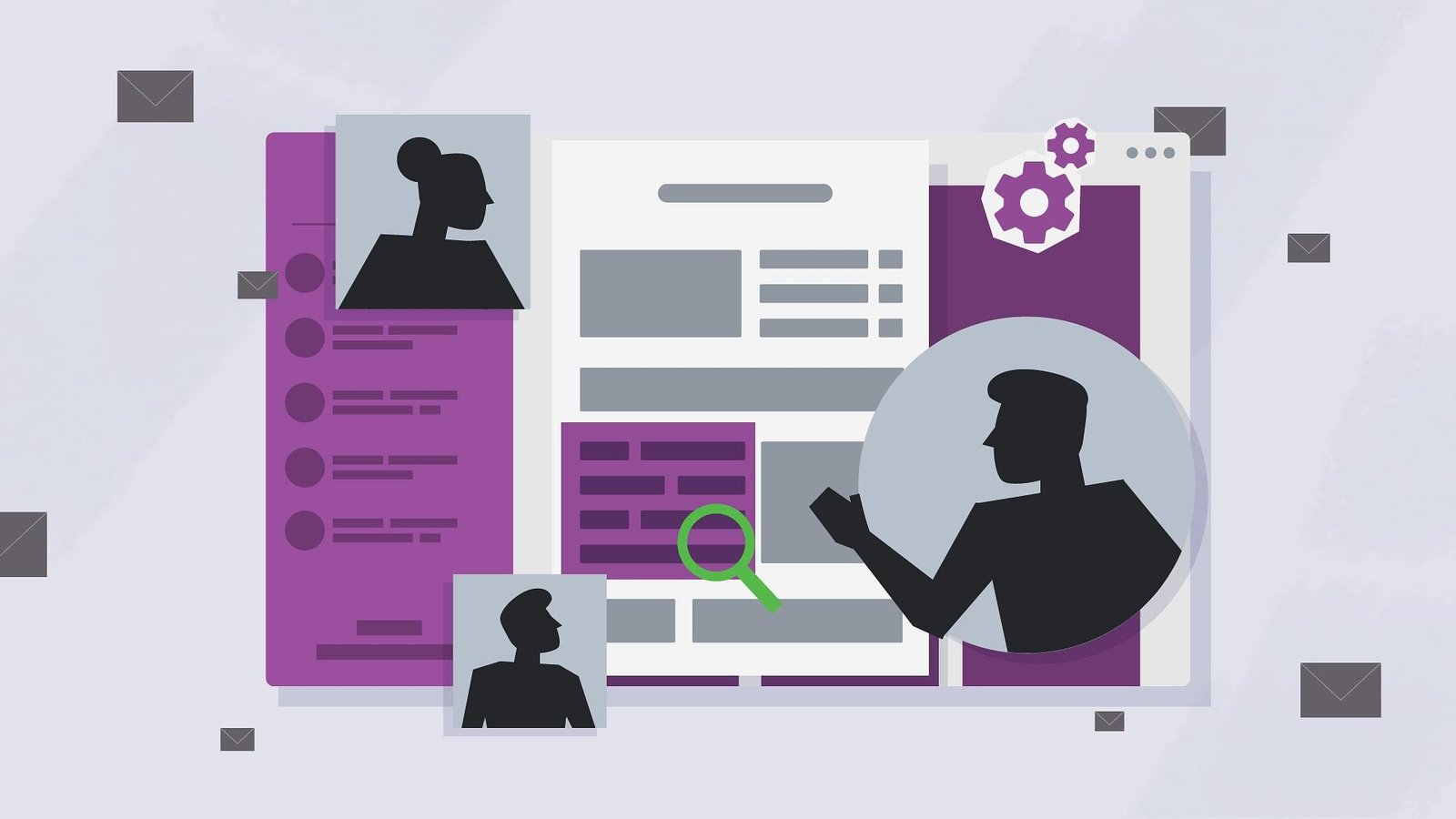 Digital Mailroom Animated Video Style Frame Design