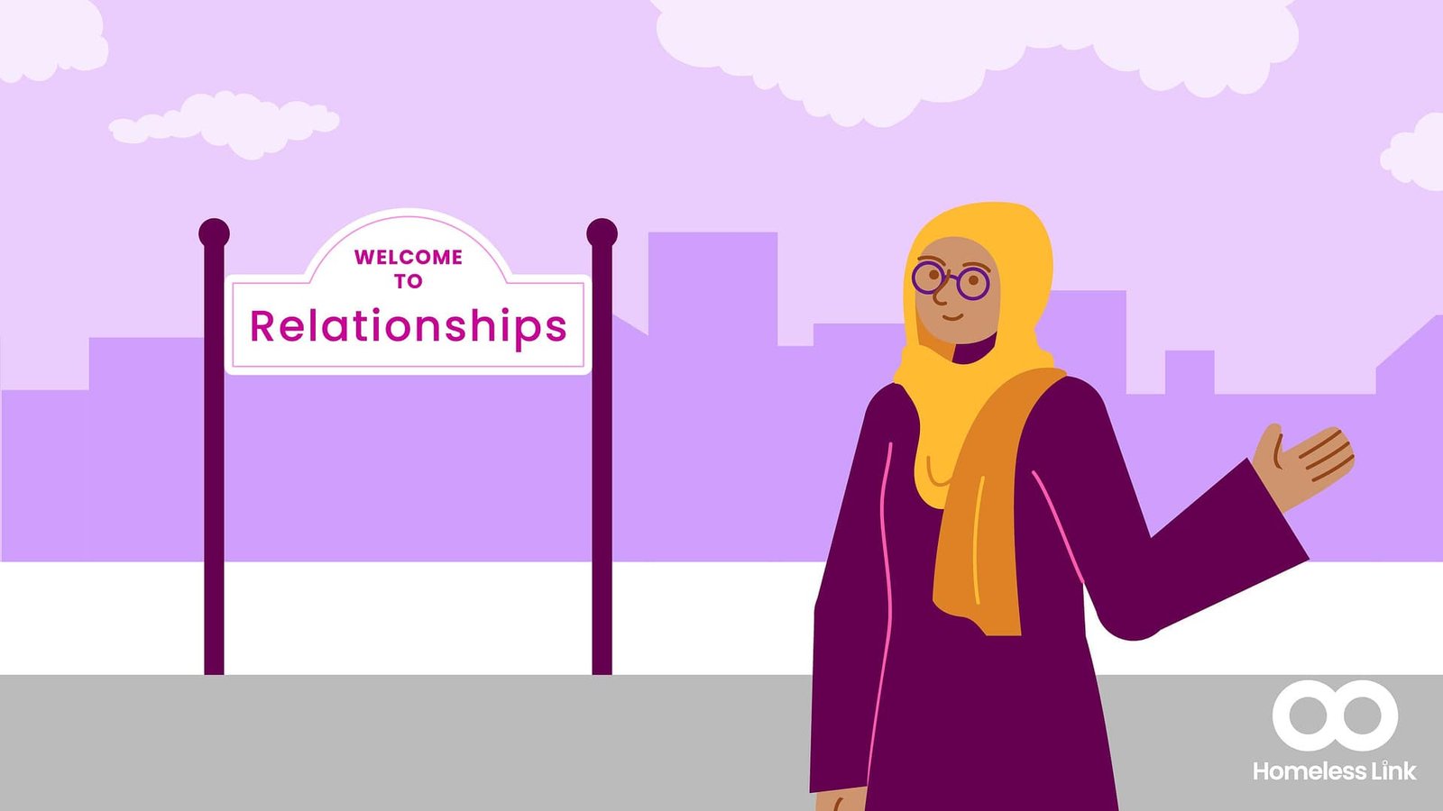 Homeless Link Explainer Animation - Style Frame Design